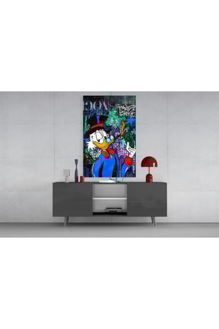 Tableau en verre trempé The Luxury Rebel Scrooge 