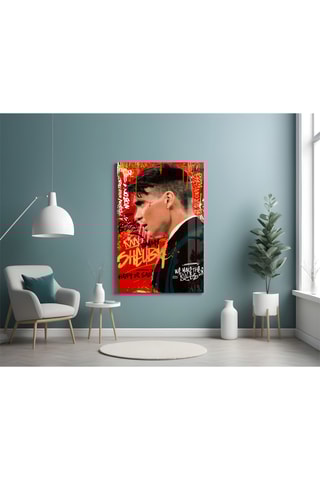 Tableau en verre trempé Tommy Shelby The Ruleless 