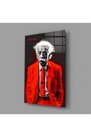 Tableau en verre trempé Albert Einstein