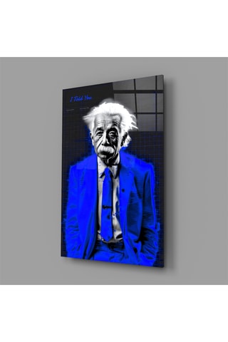 Tableau en verre trempé Albert Einstein