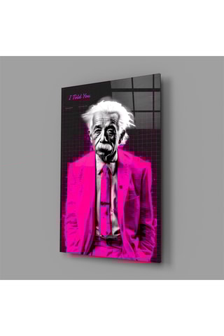 Tableau en verre trempé Albert Einstein 