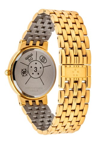 Montre à quartz en acier - Doré
