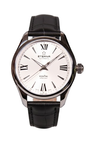 Montre automatique en silicone - Noir et argenté