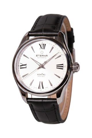 Montre automatique en silicone - Noir et argenté