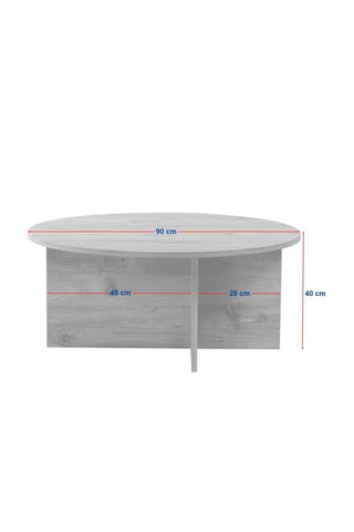 Table basse Soleil - 90 x 40 x 90 cm