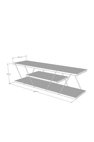 Meuble TV - 120 x 30 x 33 cm