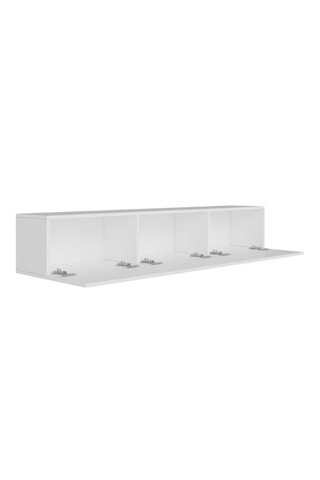 Meuble TV mural 3 abattants - 150 x 30 x 32 cm