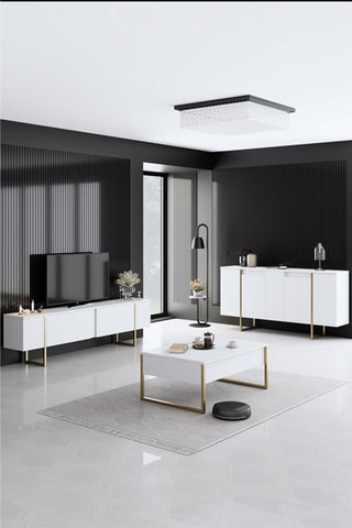 Buffet 4 portes - 160 x 80 x 35 cm