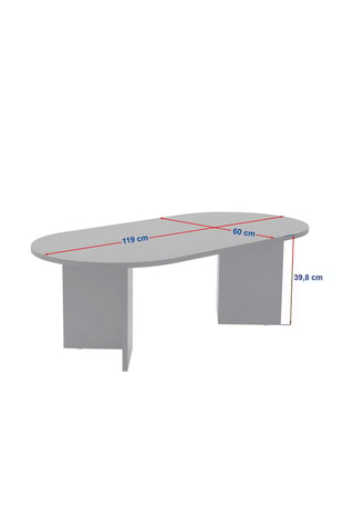 Table basse Sable - 119 x 39,8 x 60 cm
