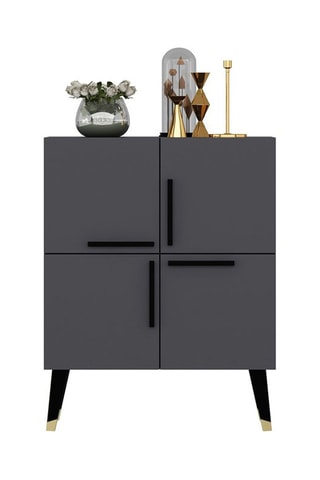 Commode 4 portes Makro  - 70 x 90 x 35 cm