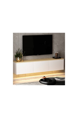 Meuble TV 3 abattants Neon - 160 x 35 x 32 cm