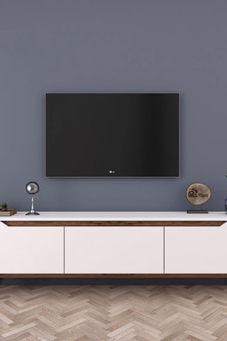Meuble TV 3 abattants - 48,6 x 180 x 35 cm