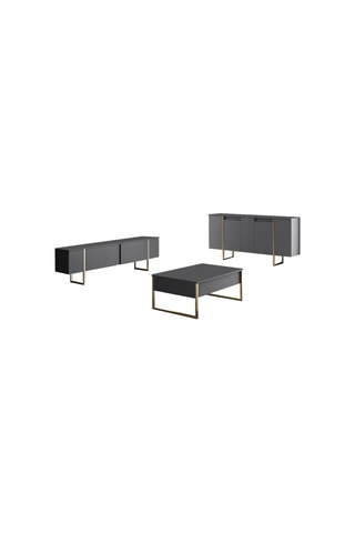 Buffet 4 portes - 160 x 80 x 35 cm