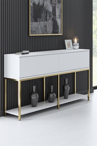 Console 2 abattants - 150 x 80 x 30 cm