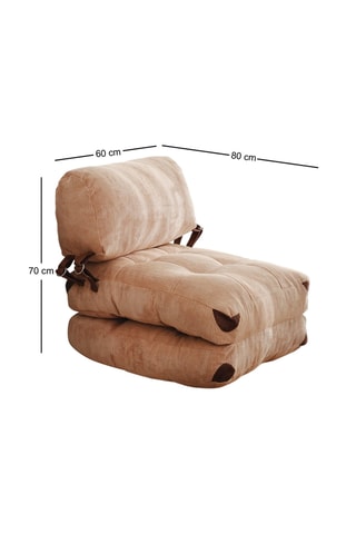Chauffeuse Fold - Camel - 1 place