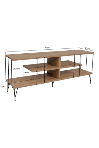Meuble TV Eze - 120 x 30 x 44,5 cm