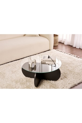 Table basse en verre Aeris - 36,5 cm