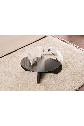 Table basse en verre Aeris - 36,5 cm