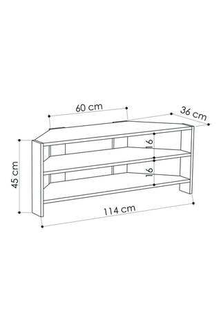 Meuble TV Thales - 45 x 114 x 36 cm