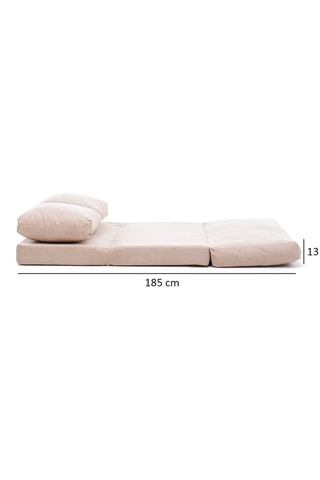 Canapé convertible Taida - 2 places - En polyester