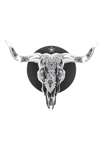 Cabeça de bisonte - 30 x 21,5 x 6 cm