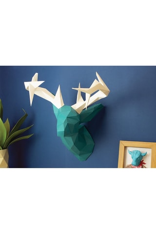 Cabeça de veado 3D - 48 x 30 x 37 cm