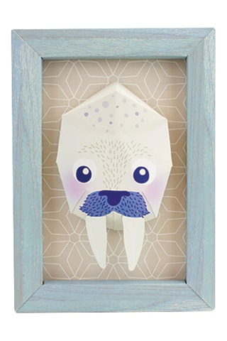 Mini troféu Morsa - 26 x 18.5 cm