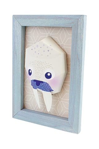 Mini troféu Morsa - 26 x 18.5 cm