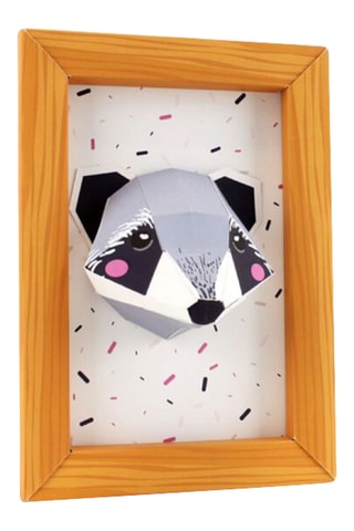 Mini troféu Guaxinim - 26 x 18.5 cm