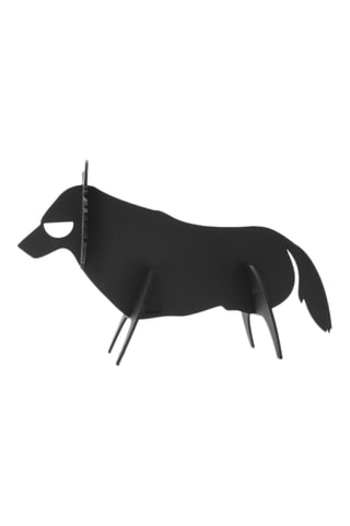 7 troféus em cartão 3D - 13 x 7 cm - Preto