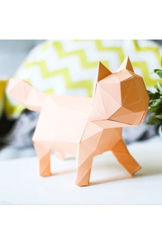 Origami 3D Gato - 36 x 15 x 24 cm