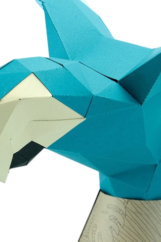 Origami 3D papagaio - 53 x 37 x 25 cm