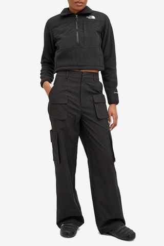 Crop-top polaire Denali - Noir