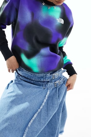 Sweat tie and dye Essential - Bleu clair