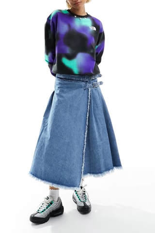 Sweat tie and dye Essential - Bleu clair