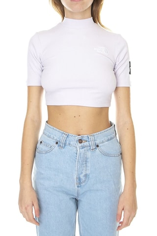 T-shirt cropped Gartha - Violet