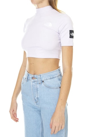 T-shirt cropped Gartha - Violet