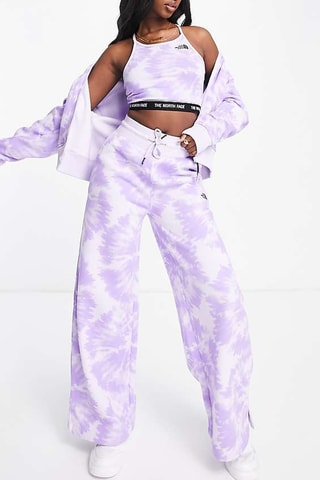 Brassière tie and dye - Violet