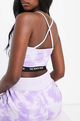 Brassière tie and dye - Violet