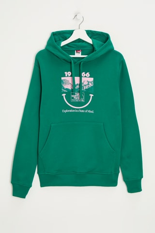 Sweat à capuche Smile - Vert