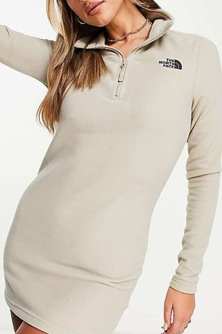 Robe polo polaire Glacier - Beige