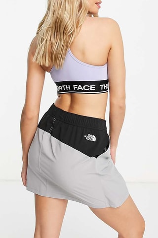 Jupe portefeuille taille haute Trend - Gris