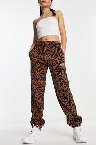 Pantalon oversize taille haute Essential - Marron