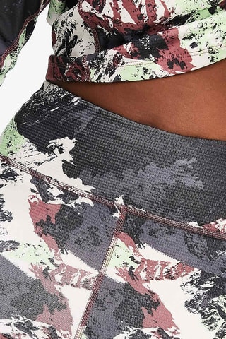Legging de ski Dragline - Vieux rose et blanc