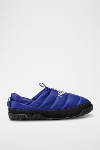 Slip-on en cuir Nuptse - Bleu roi