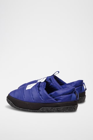 Slip-on en cuir Nuptse - Bleu roi