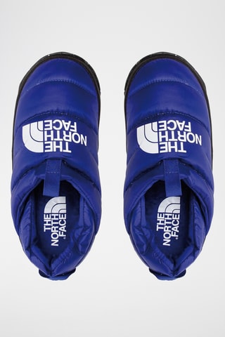 Slip-on en cuir Nuptse - Bleu roi