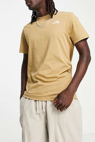 T-shirt Vertical Topographic - Beige