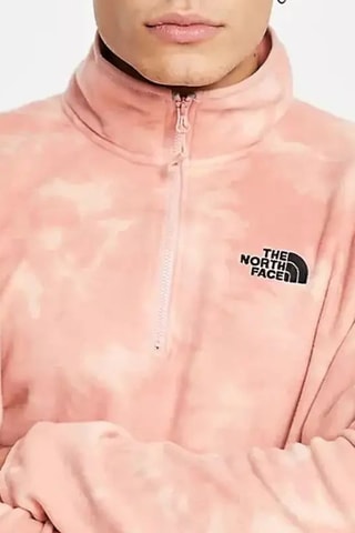 Sweat polaire tie and dye Glacier - Rose