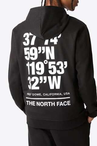 Sweat à capuche Coordinates - Noir